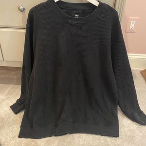 American eagle waffle knit sweatshirt